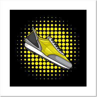 Daybrek Bright Citron Sneaker Posters and Art